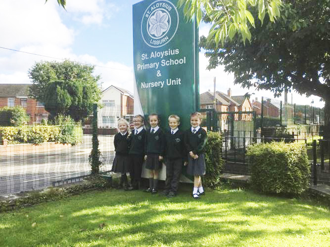 St. Aloysius Primary School gets A* Energy Efficiency rating with installation of new triple glazed windows sourced and installed by Cleary Contracting Ltd.